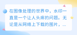 PS去水印技巧大揭秘:轻松去除各种水印的实用方法