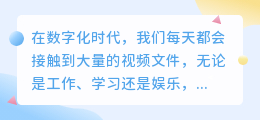 文件管理技巧:3步轻松提取视频文件,高效又便捷!