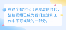 监控视频提取标准清单，精简30字规范指引