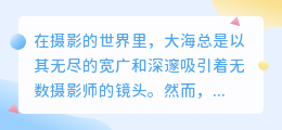 如何轻松去除面向大海图片的水印?