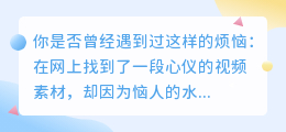 爆破小鸟去水印教程:轻松几步,让你的视频更纯净!