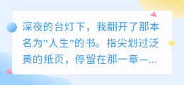 你是我最想重来的章节