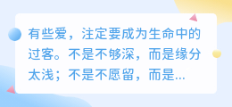 放手如诗，温柔成最后的守望
